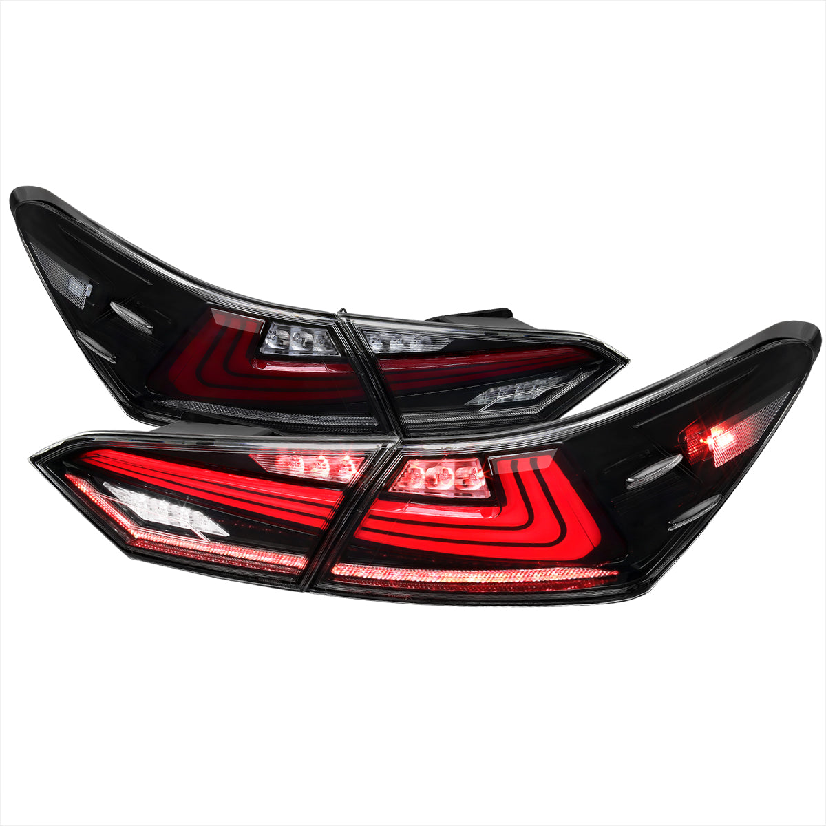 Spec-D Tail Lights Toyota Camry (2018-2022) Sequential LED w