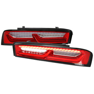 369.95 Spec-D Tail Lights Chevy Camaro (2016-2017-2018) Sequential LED Turn Signal - Black / Red / Smoke - Redline360