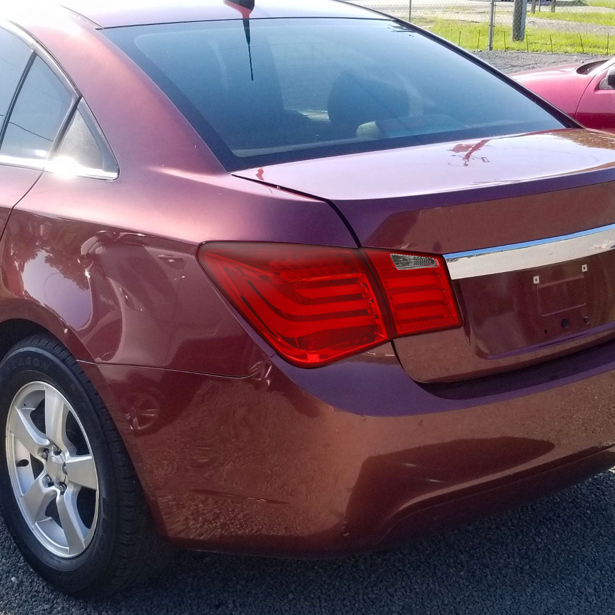 Spec-D LED Tail Lights Chevy Cruze (2011-2015) Smoked / Red