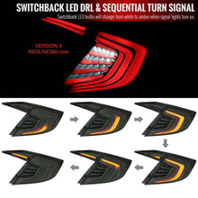 Load image into Gallery viewer, 299.95 Spec-D Tail Lights Honda Civic Sedan (2016-2021) Sequential LED - Smoked - Redline360 Alternate Image