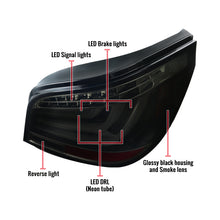 Load image into Gallery viewer, 269.95 Spec-D LED Tail Lights BMW E60 525i/528i 530i/535i 540i/545i 550i M5 (08-10) Red / Chrome / Black - Redline360 Alternate Image