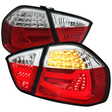 Load image into Gallery viewer, 269.95 Spec-D LED Tail Lights BMW 325i 328i 330i 335i E90 Sedan (05-08) Red / Chrome / Black - Redline360 Alternate Image
