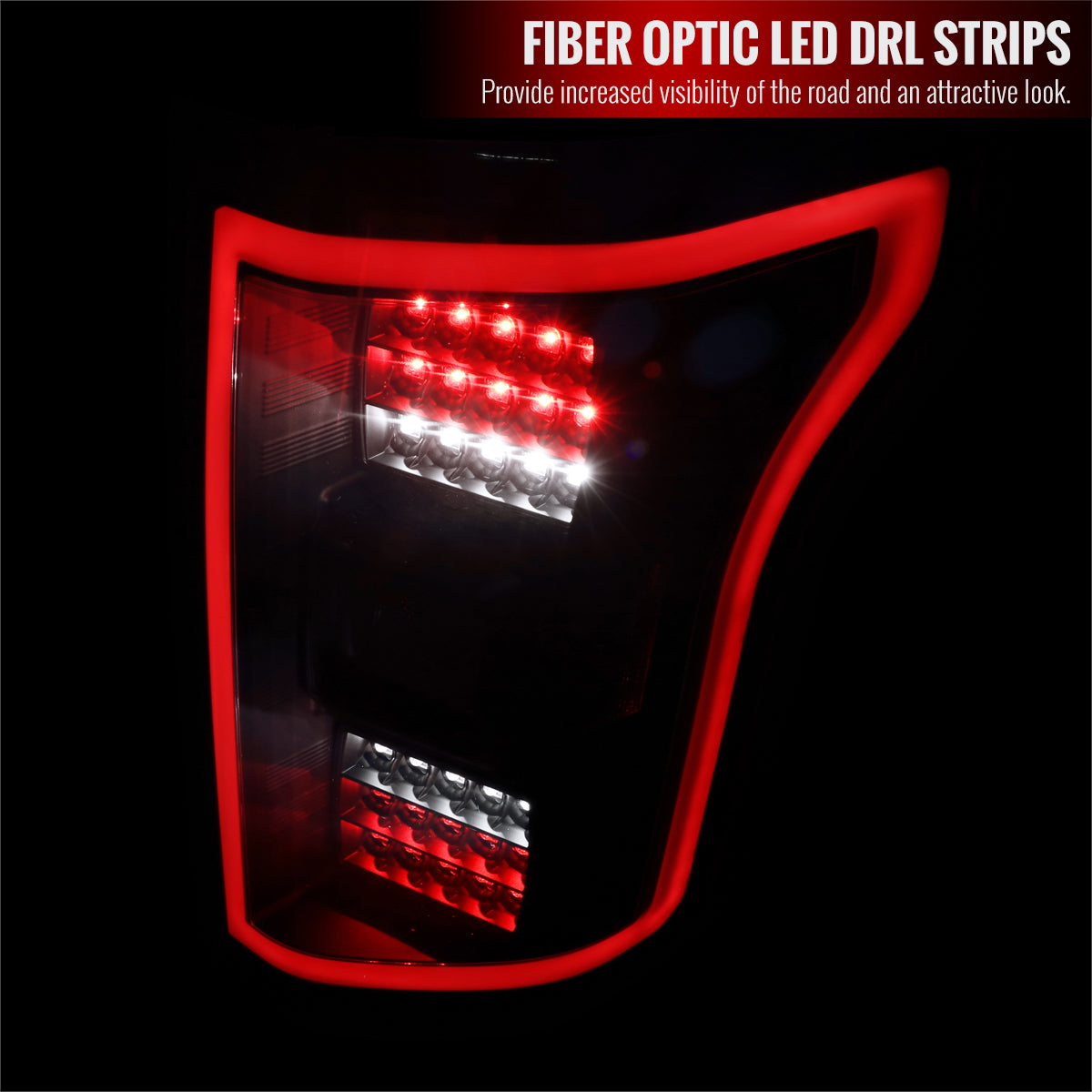 Spec-D Tail Lights Ford F150 (2018-2019-2020) Fiber Optic LED