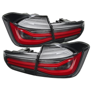 329.95 Spec-D Tail Lights BMW 320i/320i xDrive Sedan (2013-2018) LED Sequential Red/Black - Redline360