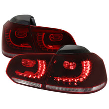 Load image into Gallery viewer, 249.95 Spec-D LED Tail Lights VW Golf / GTI MK6 (2010-2014) LED Sequential Red/Smoke - Redline360 Alternate Image