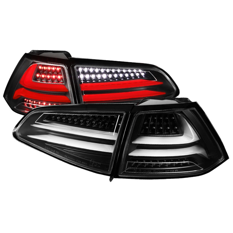 299.95 Spec-D LED Tail Lights VW Golf / GTI MK7 (2015-2017) Smoke, Red or Clear - Redline360