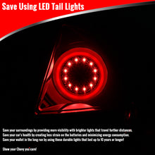 Load image into Gallery viewer, 219.95 Spec-D LED Tail Lights Chevy Impala (2006-2016) Halo Smoke, Red or Black - Redline360 Alternate Image
