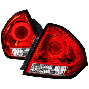 219.95 Spec-D LED Tail Lights Chevy Impala (2006-2016) Halo Smoke, Red or Black - Redline360