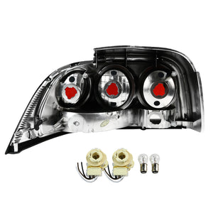 89.99 Spec-D Replacement Tail Lights Ford Mustang (1994-1998) Altezza Clear / Smoke / Black - Redline360