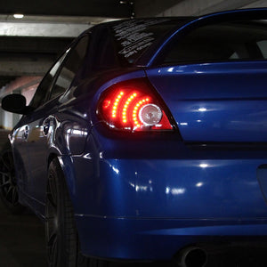 219.95 Spec-D Tail Lights Dodge Neon & SRT4 (2003-2005) LED - Depo - Black Housing - Redline360