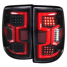 Load image into Gallery viewer, Spec-D Tail Lights Ram 2500 3500 (19-22) Sequential w/ LED Light Bar - Black / Tinted Alternate Image