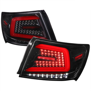 399.99 Spec-D Tail Lights Subaru Impreza & WRX & STI (08-14) Sequential LED Bar - Black / Smoked / Red - Redline360