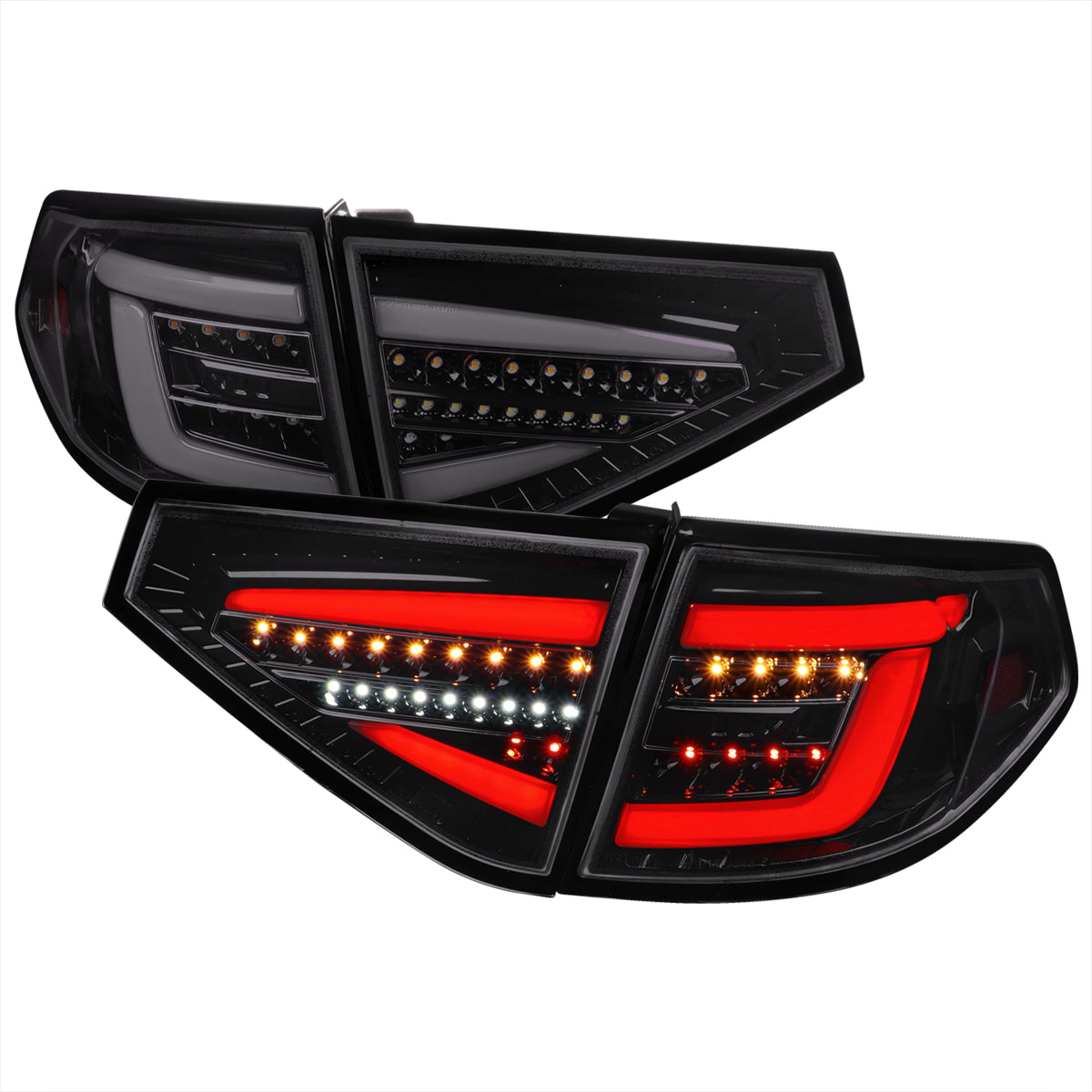 Spec-D Tail Lights Subaru Impreza / WRX / STI Hatchback (08-14