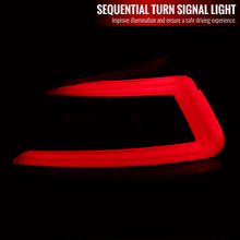 Load image into Gallery viewer, 399.99 Spec-D Tail Lights Subaru WRX &amp; STI (15-21) Sequential LED - TR Style Black / Smoked / Red - Redline360 Alternate Image