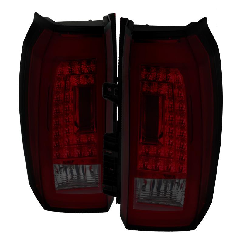 Spec-D LED Tail Lights GMC Yukon / Yukon XL (2015-2020) Black / Smoke