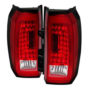 309.95 Spec-D LED Tail Lights GMC Yukon / Yukon XL (2015-2018) Black / Smoke / Red - Redline360