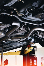 Load image into Gallery viewer, MBRP Exhaust Ford Mustang 2.3L EcoBoost (18-23) 3" Catback - Active Exhaust/ T304 Stainless Steel/ Quad Rear Exit w/ Carbon Fiber Tips - Default Title Alternate Image