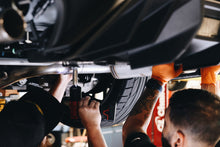 Load image into Gallery viewer, MBRP Exhaust Ford Mustang 2.3L EcoBoost (18-23) 3" Catback - Active Exhaust/ T304 Stainless Steel/ Quad Rear Exit w/ Carbon Fiber Tips - Default Title Alternate Image