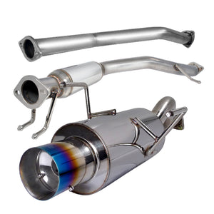 144.95 Spec-D Tuning Exhaust Acura RSX Type-S (02-06) N1 Muffler w/ Polished or Burnt Blue Tip - Redline360