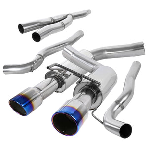 449.00 Spec-D Tuning Exhaust Ford Mustang Ecoboost (15-18) 3" Burnt Blue or Polished Tips - Redline360