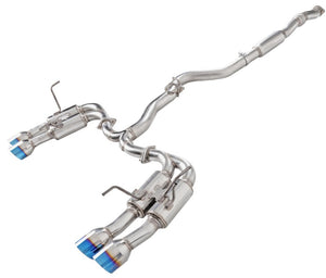 Spec-D Tuning Exhaust Subaru WRX/STi (2015-2021) 3" Polished or Blue Quad Tips