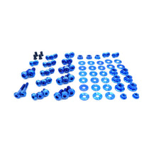 Load image into Gallery viewer, Dress Up Bolts Mitsubishi Lancer EVO IX (05-07) [Titanium Hardware Engine Bay Kit] Stage 1 or Stage 2 - Stage 2 / Blue Alternate Image