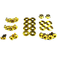 Load image into Gallery viewer, Dress Up Bolts Mitsubishi 1G Eclipse (90-94) Titanium Partial Engine Bay Kit - Gold Alternate Image