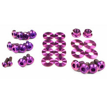 Load image into Gallery viewer, Dress Up Bolts Mitsubishi 1G Eclipse (90-94) Titanium Partial Engine Bay Kit - Purple Alternate Image