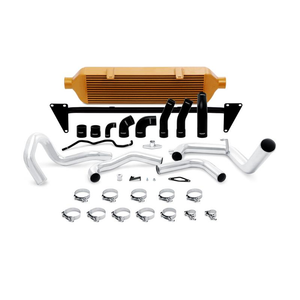 1412.95 Mishimoto Front-Mount Intercooler Kit Subaru WRX STi (2015-2021) Silver / Black / Gold - Redline360