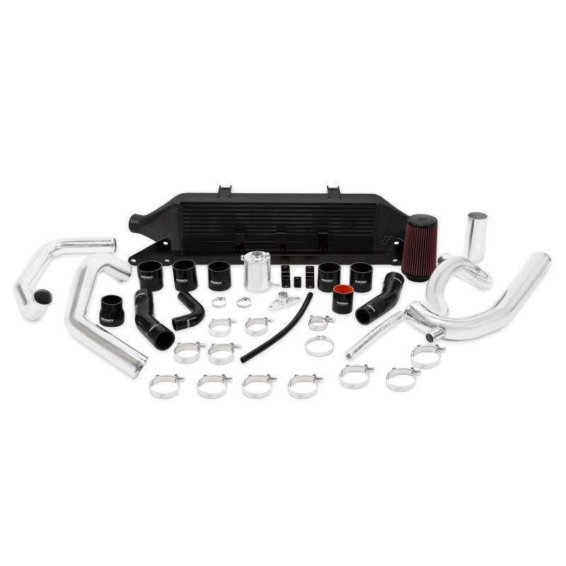 1282.95 Mishimoto Front-Mount Intercooler Kit Subaru WRX/STi (2001–2007) Silver / Black / Gold - Redline360