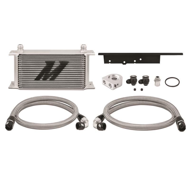 514.95 Mishimoto Oil Cooler Infiniti G35 Coupe 3.5L V6 (2003–2009) Thermostatic or Non-Thermostatic - Redline360