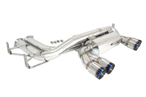 Megan Racing Exhaust BMW M3 E46 (01-06) Polished, Blue Titanium, Black Chrome Tips