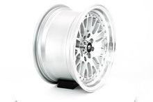 Load image into Gallery viewer, MST MT10 Wheels (15x8 4x100/4x114.3 +25 Offset) Silver w/ Machined Face &amp; Chrome/Gold Rivets - Default Title Alternate Image