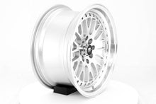 Load image into Gallery viewer, 212.95 MST MT10 Wheels (16x8 4x100/4x114.3 +20 Offset) Silver w/ Machined Face &amp; Chrome/Gold Rivets - Redline360 Alternate Image