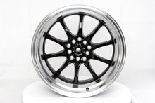 Load image into Gallery viewer, 243.95 MST MT11 Wheels (17x9 5x100/5x114.3 +20 Offset) Black w/ Machined Lip - Redline360 Alternate Image