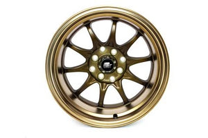 117.50 MST MT11 Wheels (15x8 4x100/4x114.3 +0 Offset) Satin Bronze w/ Bronze Lip - Redline360