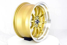 Load image into Gallery viewer, 212.95 MST MT11 Wheels (16x8 5x100/5x114.3 +15 Offset) Gold w/ Machined Lip - Redline360 Alternate Image