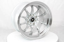 Load image into Gallery viewer, 191.95 MST MT11 Wheels (15x9 4x100/4x114.3 +0 Offset) Silver w/ Machined Lip - Redline360 Alternate Image
