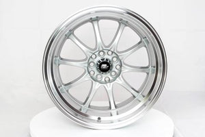 243.95 MST MT11 Wheels (17x9 5x100/5x114.3 +20 Offset) Silver w/ Machined Lip - Redline360