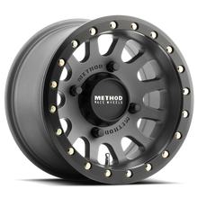 Load image into Gallery viewer, Method Race Wheels 401 UTV Beadlock (15x7.0 +13 Offset 4x156) Matte Black / Titanium / Raw Machine Finish - Titanium w/ Matte Black Ring Alternate Image