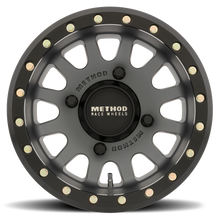 Load image into Gallery viewer, Method Race Wheels 401 UTV Beadlock (15x7.0 +13 Offset 4x156) Matte Black / Titanium / Raw Machine Finish - Matte Black Alternate Image