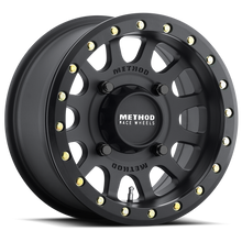 Load image into Gallery viewer, Method Race Wheels 401 UTV Beadlock (15x7.0 +13 Offset 4x156) Matte Black / Titanium / Raw Machine Finish - Matte Black Alternate Image