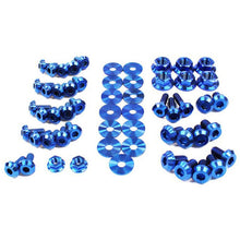 Load image into Gallery viewer, Dress Up Bolts Nissan S13 240SX (1989-1995) Titanium Full Engine Bay Kit - Blue Alternate Image