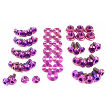 Load image into Gallery viewer, Dress Up Bolts Nissan S13 240SX (1989-1995) Titanium Full Engine Bay Kit - Purple Alternate Image