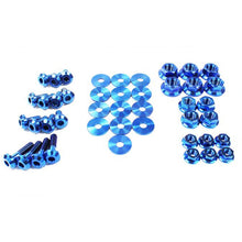 Load image into Gallery viewer, Dress Up Bolts Nissan Maxima (2000-2003) Titanium Full Engine Bay Kit - Blue Alternate Image
