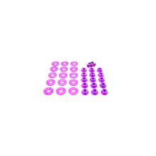 Load image into Gallery viewer, Dress Up Bolts Nissan SR20DET VTC - Titanium Hardware Valve Cover Kit - Purple Alternate Image
