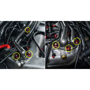 Dress Up Bolts Nissan 300ZX VG30DETT Engine (90-99) [Titanium Hardware Engine Bay Kit] Stage 1 or Stage 2