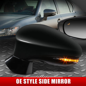 DNA Side Mirror Lexus GS350 (14-20) [OEM Style / Powered + Heated + Memory  + Turn Signal Lights+ BSD] Driver / Passenger Side