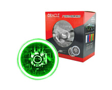 Load image into Gallery viewer, Oracle Sealed Beam Headlight Dodge Charger (75-76) [7" H6024/PAR56] White / Blue / Red / Green / Amber / UV/Purple / ColorSHIFT - Green Alternate Image