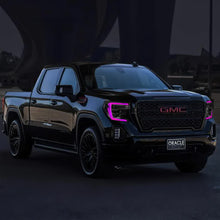 Load image into Gallery viewer, Oracle Headlight DRL Upgrade Kit GMC Sierra (19-22) ColorSHIFT RGB+W - w/ or w/o Controller - w/o Controller Alternate Image